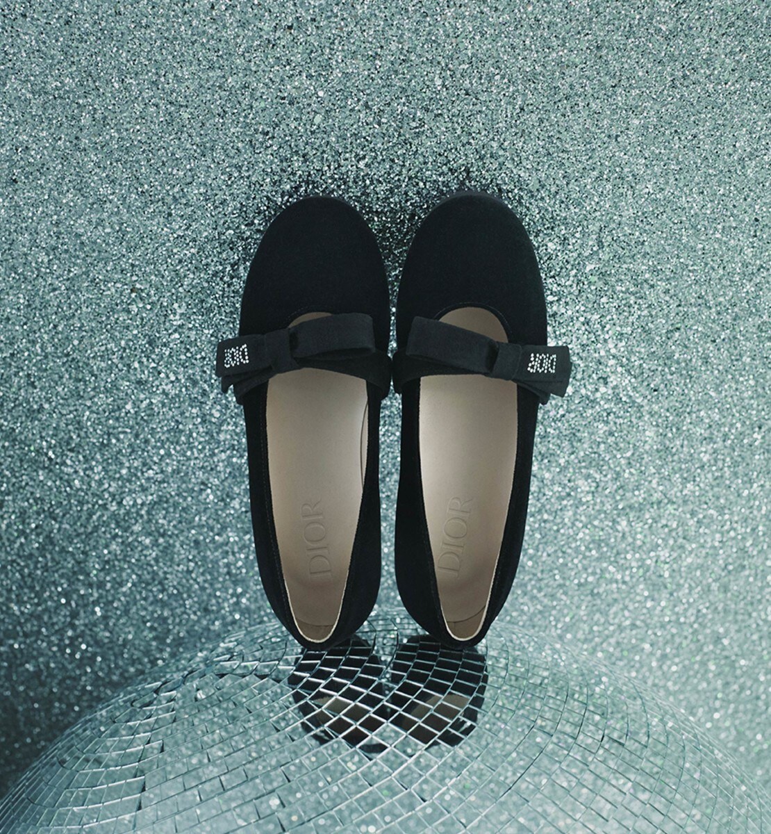 Ballerines Miss B enfant Velours noir