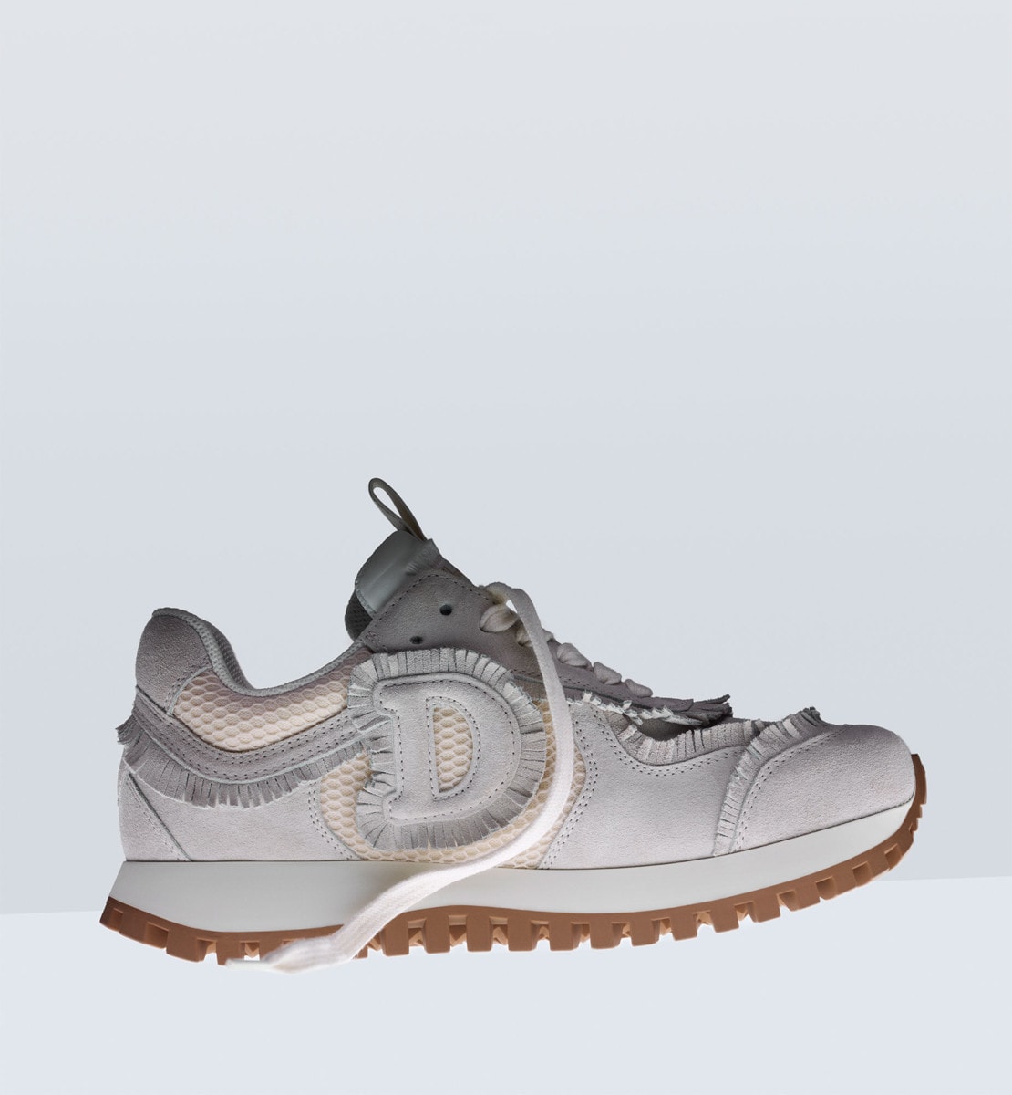 Sneaker C'est Dior Veau velours et résille écrus