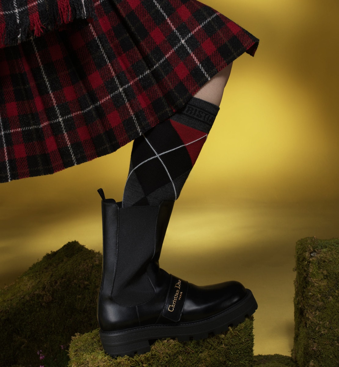 Bottine D-Quest Cuir de veau noir
