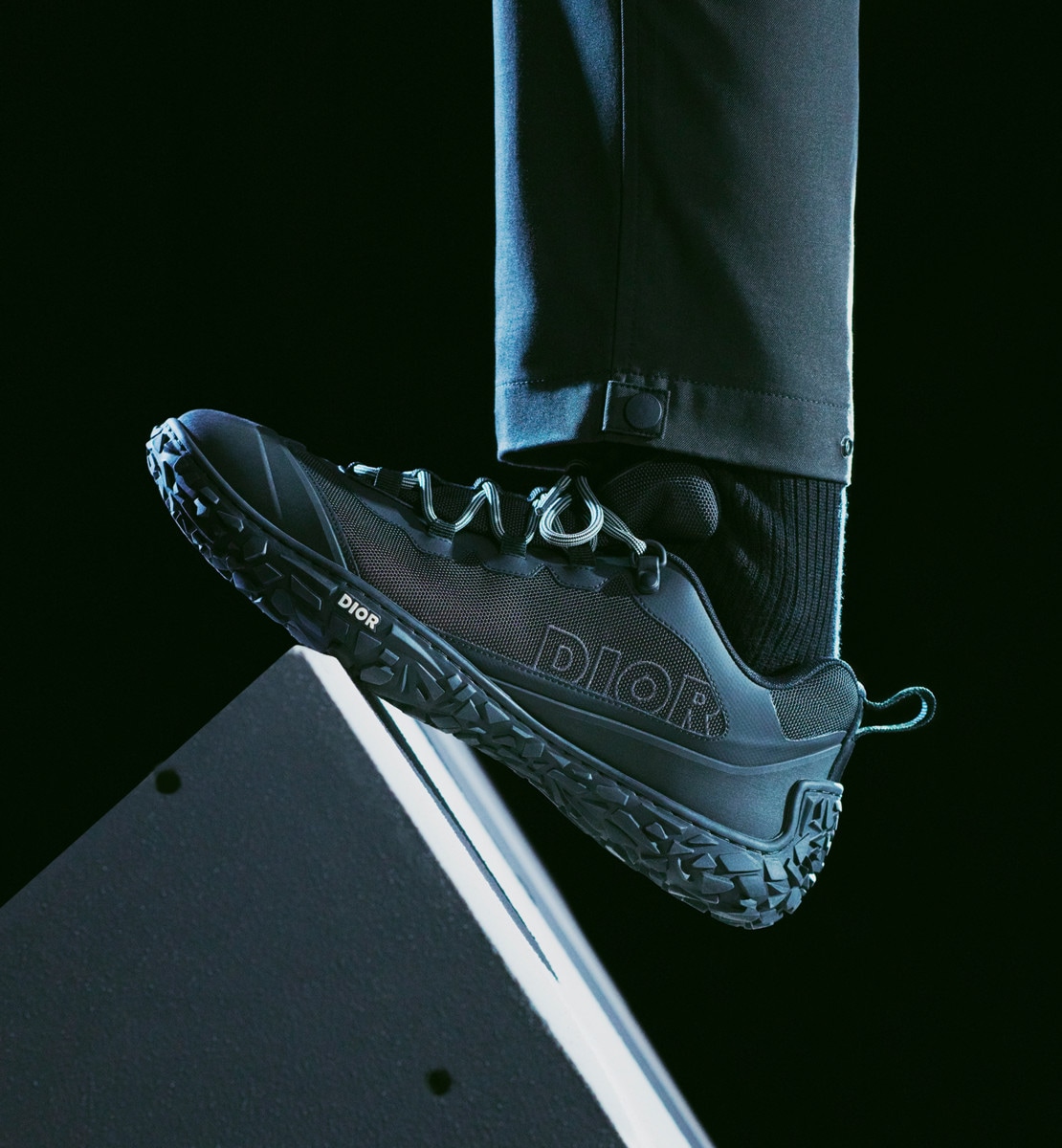 Chaussure de randonnée Diorizon Maille technique et gomme noires