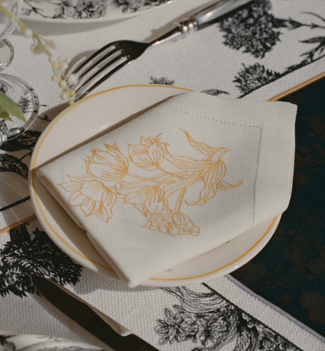 Serviette de table La Colle Noire, Tulipe