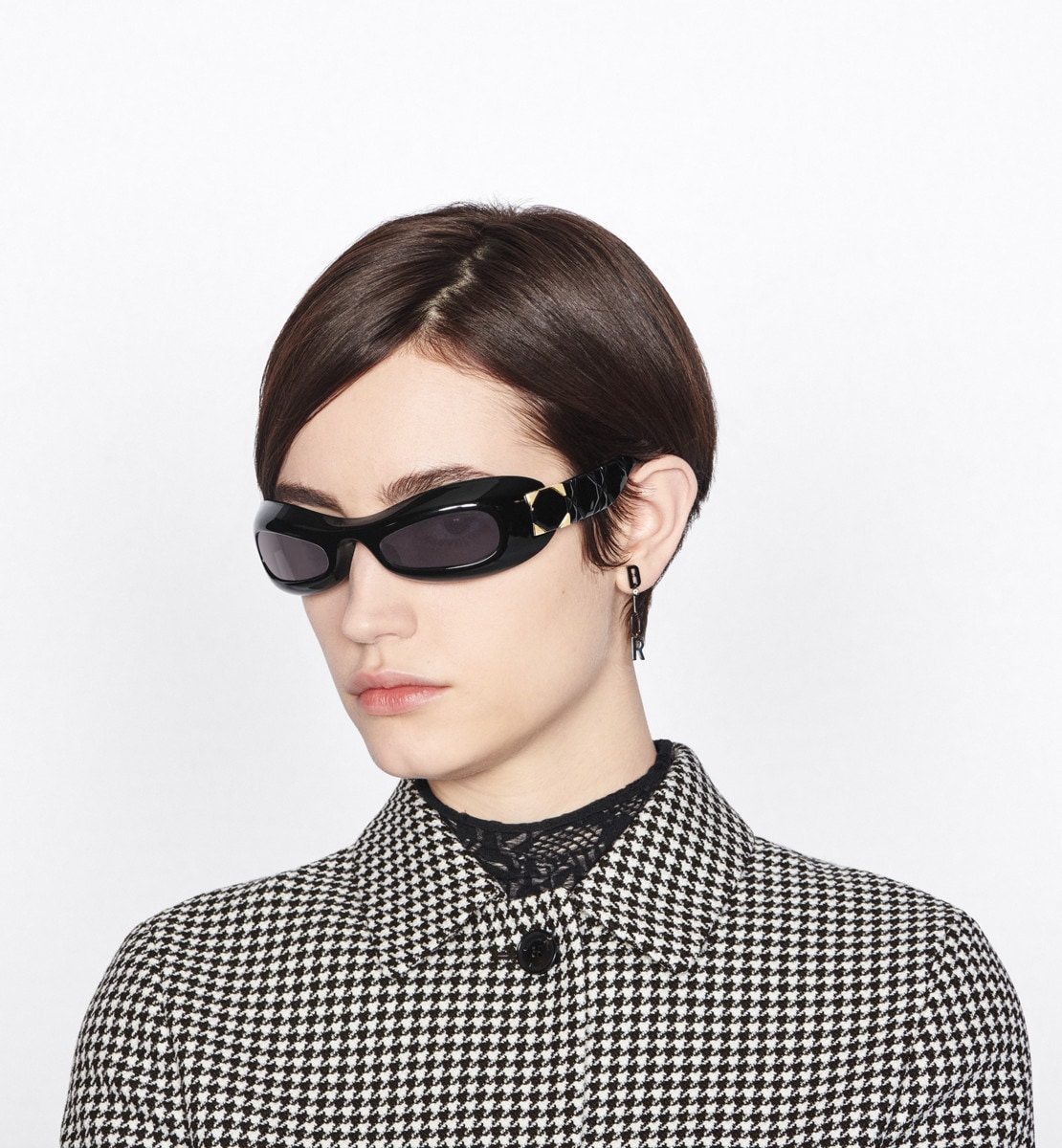 Lady 95.22 Lunettes de soleil arrondies noires
