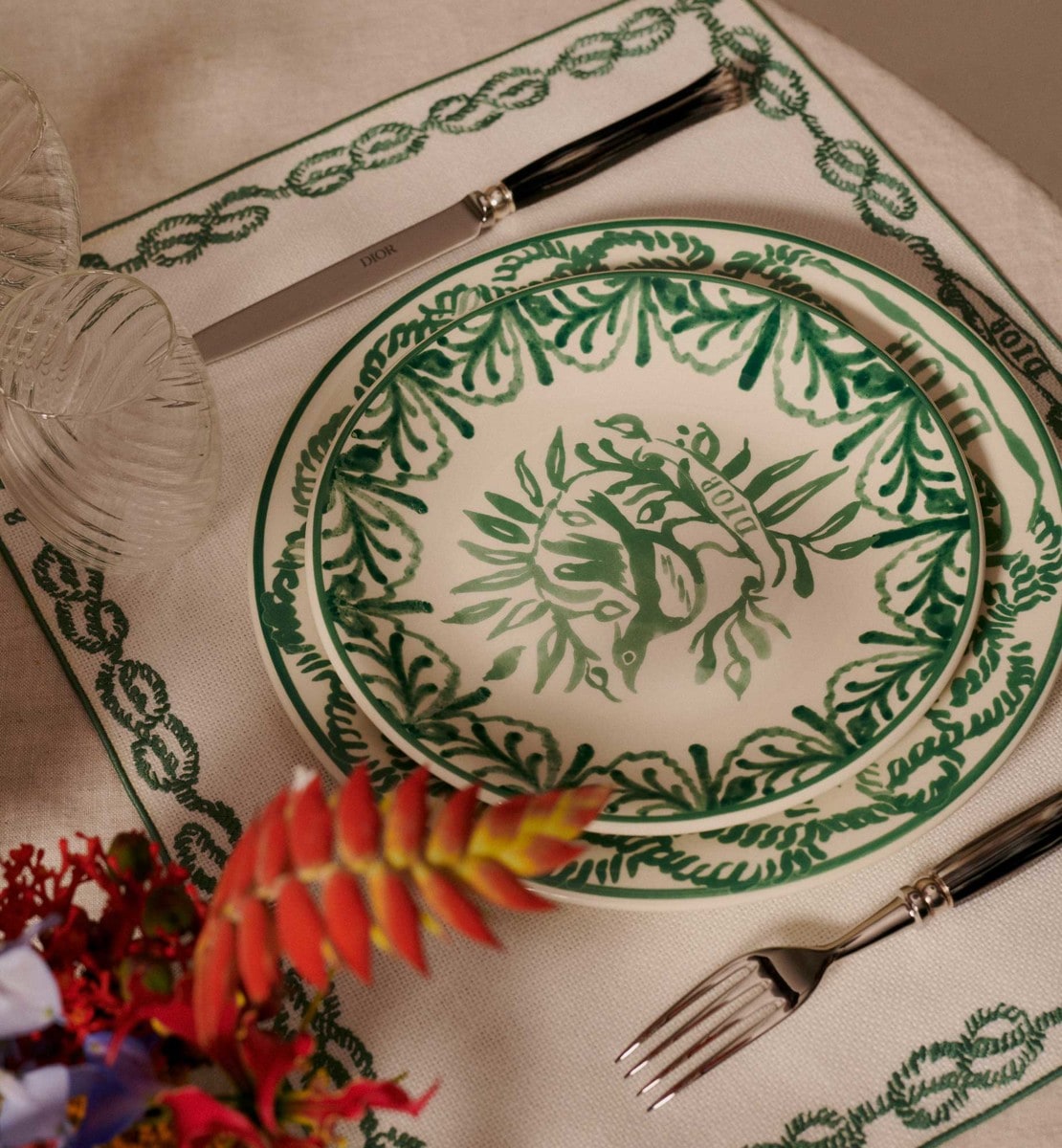 Set de table Croisière 2023 Cordes, vert