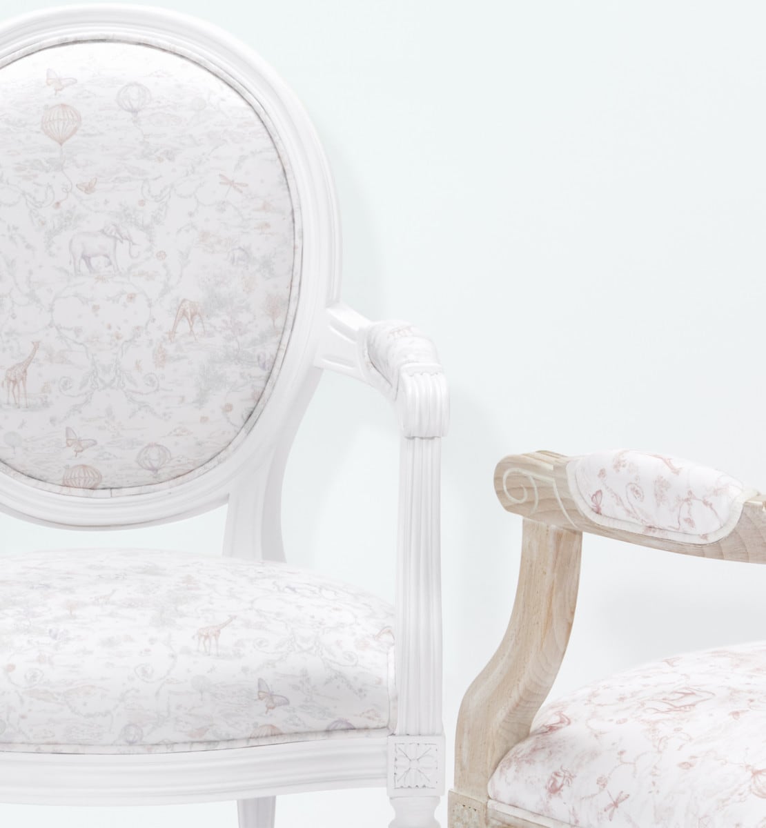 Fauteuil Toile de Jouy Enfant, multicolore