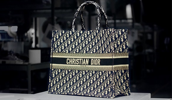 OBLIQUE 印花 BOOK TOTE 手袋