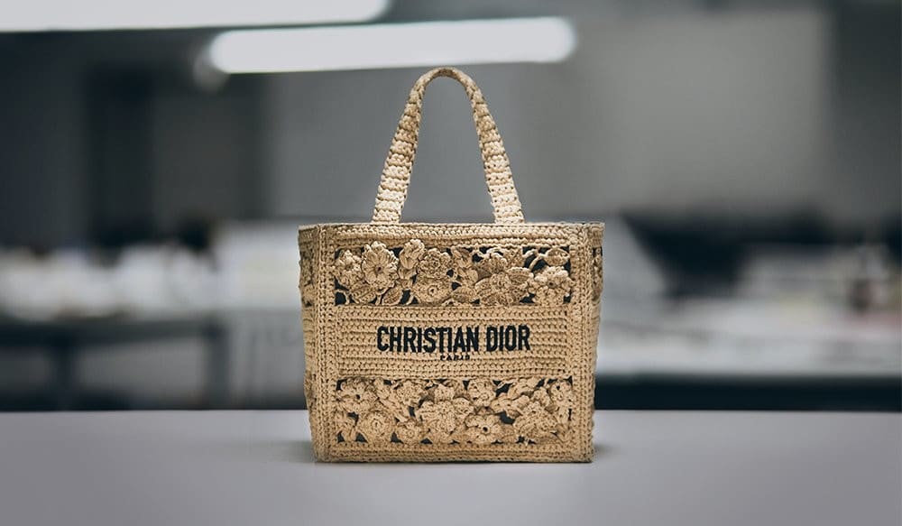 DIOR 酒椰草 BOOK TOTE 