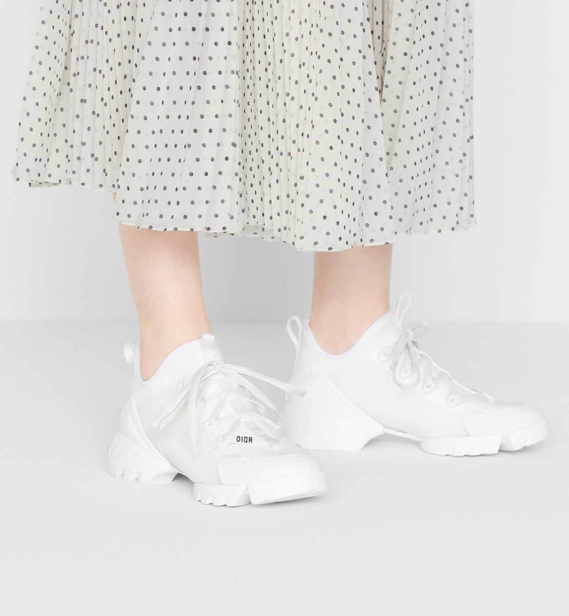 Sneaker D-Connect Tissu technique blanc