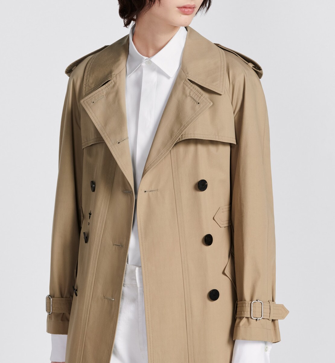 Trench Coton beige