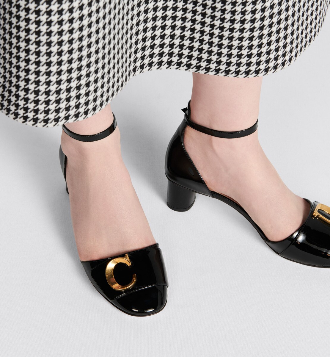 Escarpin C'est Dior Cuir de veau verni noir