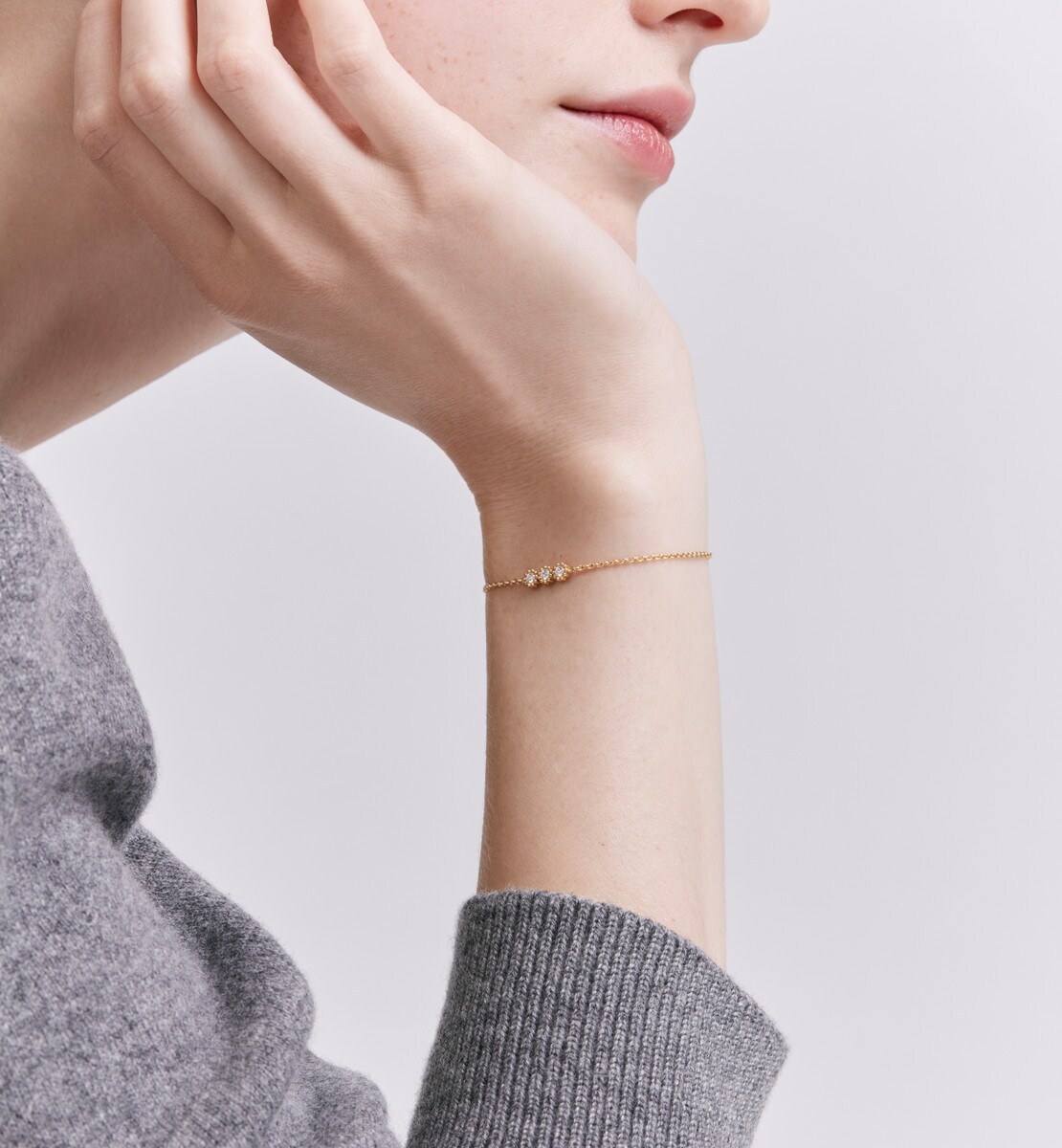 Bracelet Mimirose Or jaune et diamants