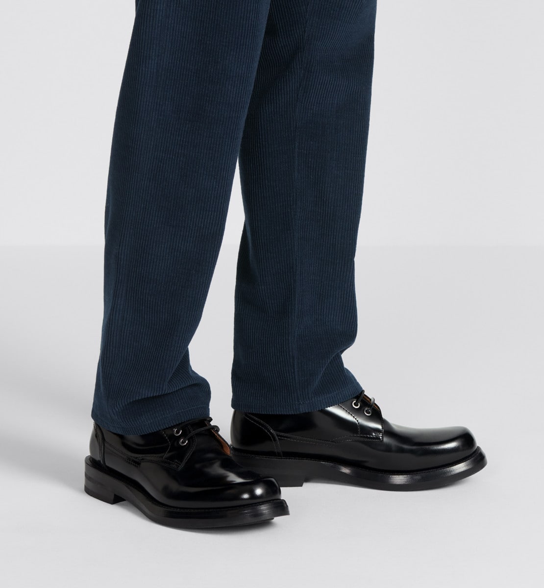 Bottine Dior Carlo Cuir de veau poli noir