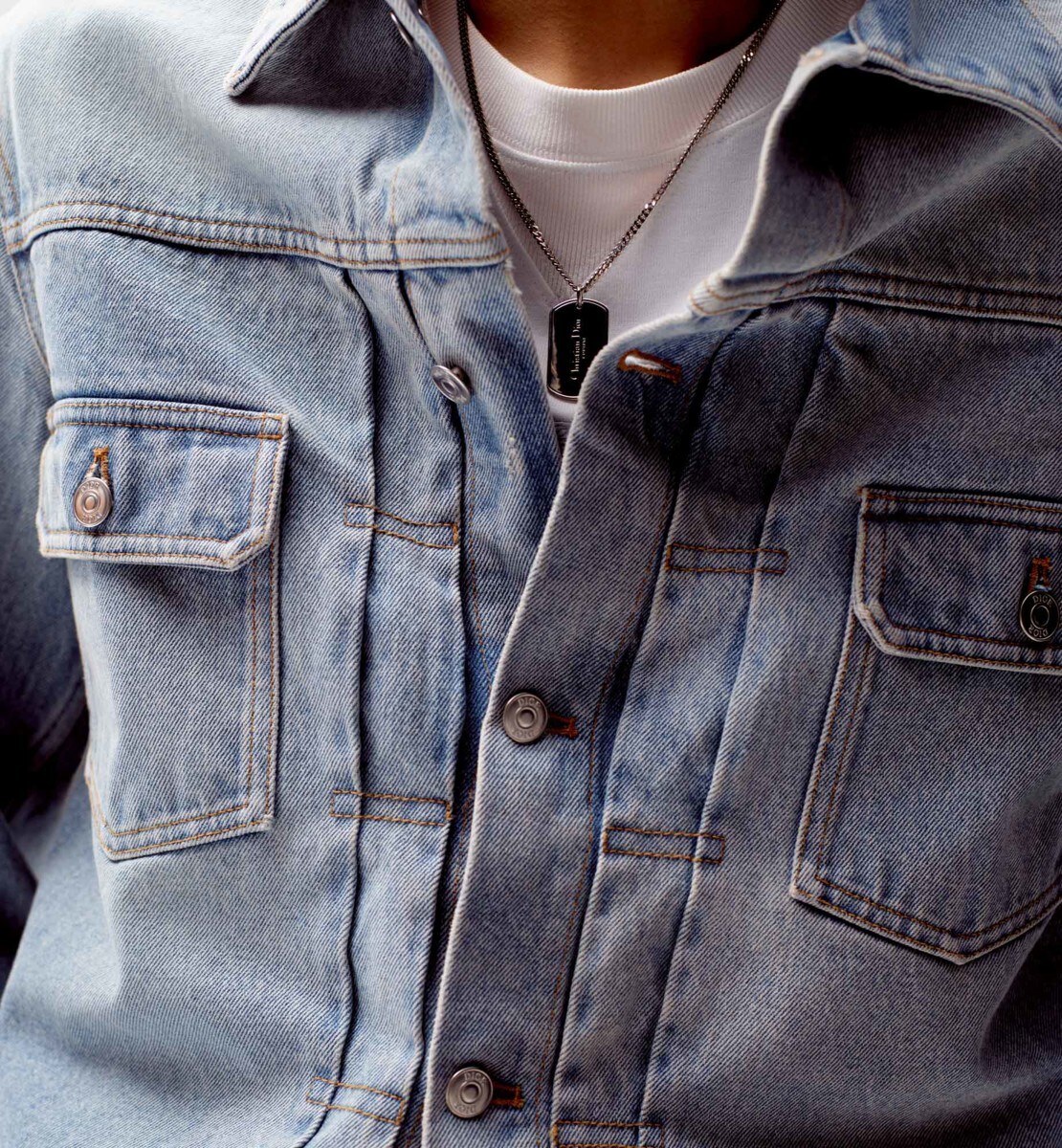 Veste MKII Sergé de coton bleu clair