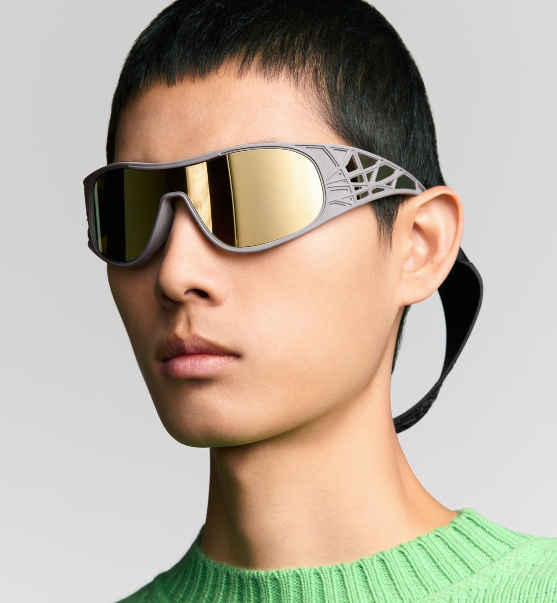 DiorFluidCannage M1I DIOR AND LEWIS HAMILTON Lunettes de soleil masque grises