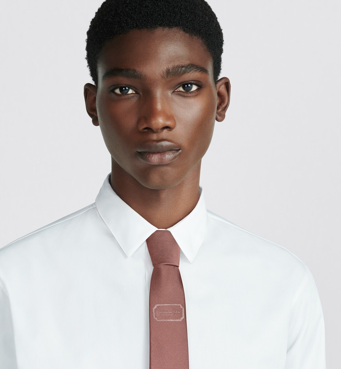 Cravate Christian Dior Couture Soie rose
