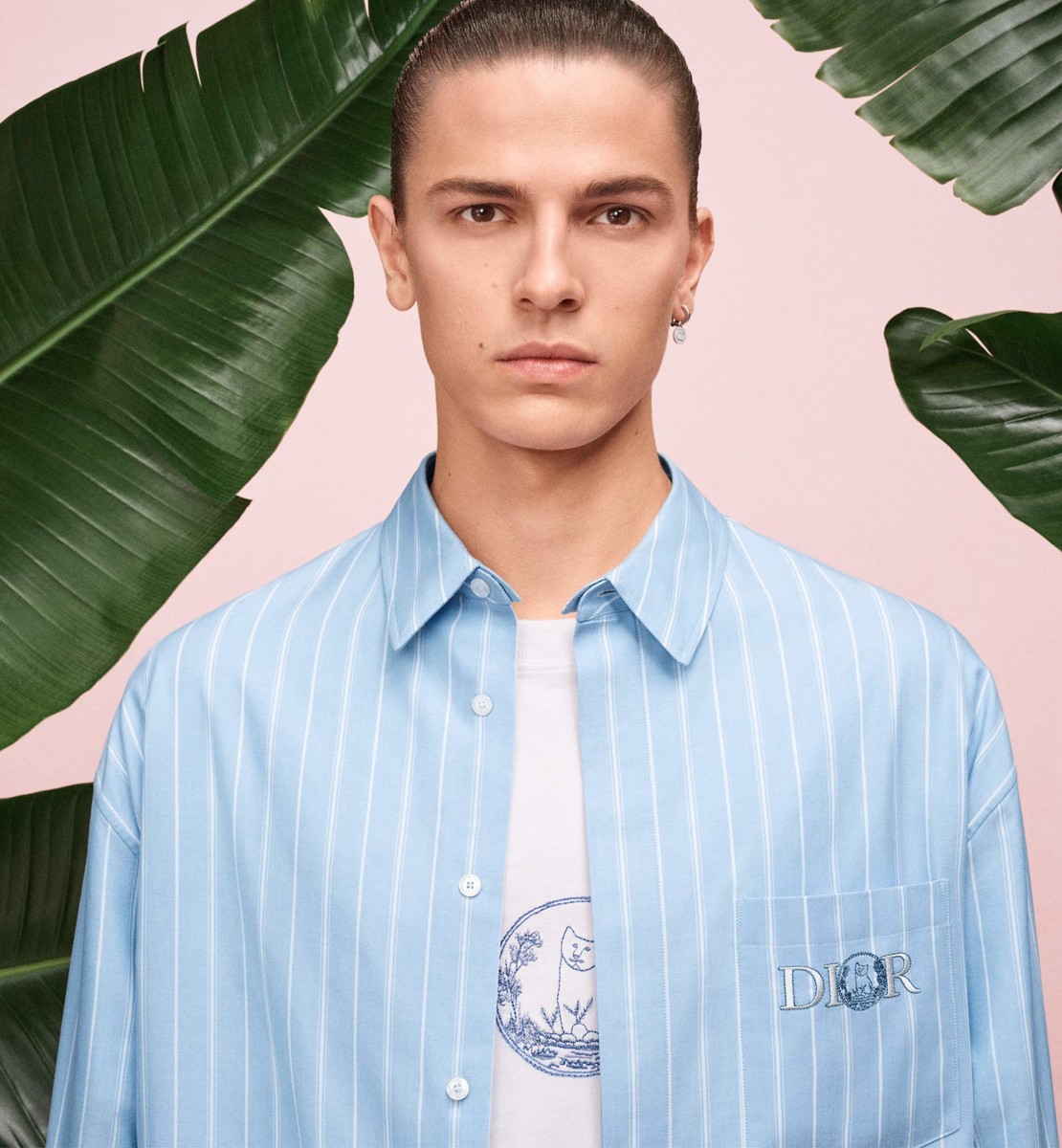 T-shirt DIOR AND HYLTON NEL, coupe relax Jersey de coton blanc