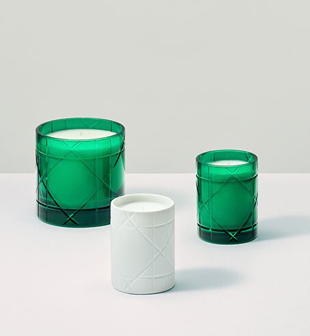 Bougie Clochette Printanière Cannage, vert